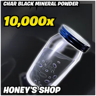 10k Char Black Mineral Powder