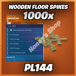 1K Wooden Floor Spikes