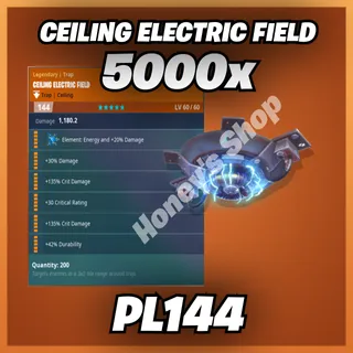 5K Ceiling Electric Field