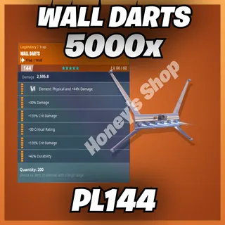 5K Wall Darts