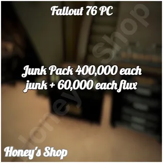Junk Pack 400,000 each junk + 60,000 each flux