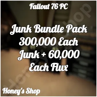 Junk Bundle Pack 300,000 Each Junk + 60,000 Each Flux