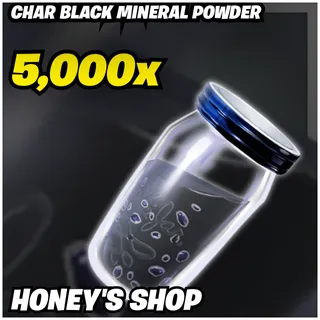 5k Char Black Mineral Powder