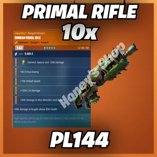 10x Primal Rifle