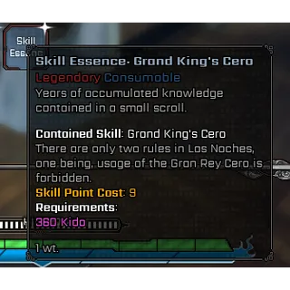 VV: ULTIMATUM GRAND KING'S CERO