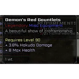 VV: ULTIMATUM DEMON'S RED GAUNTLETS