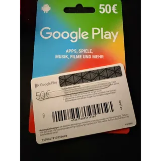 €50.00 EUR Google Play