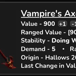 Vampire’s Axe
