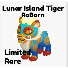 Ropets Shiny Lunar Island Tiger