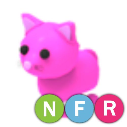 Pet | Adopt Me NFR Pink Cat - Game Items - Gameflip