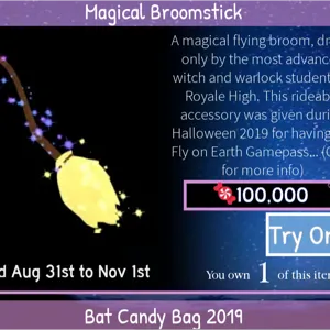 Magical broomstick RH