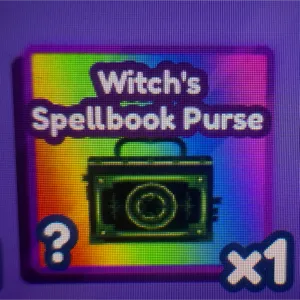 Witch’s spellbook purse