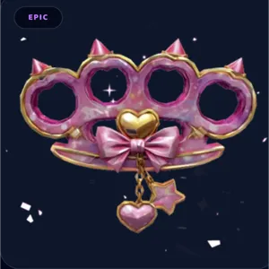 glitter brass knuckles