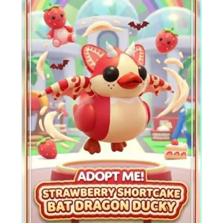 MEGA STRAWBERRY SHORTCAKE DUCKY