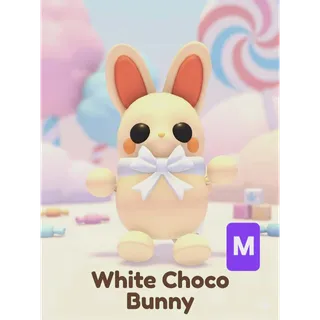 MEGA WHITE CHOCCY BUNNY