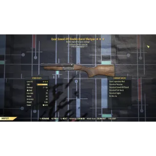 Quad Explosive Double-Barrel Shotgun 15% Faster Reload
