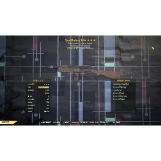 Quad Explosive Radium Rifle 25% Less VATS