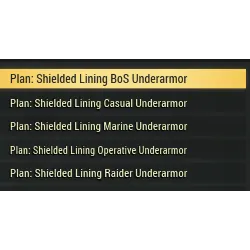 Shielded Lining Under Armor 5 Plans