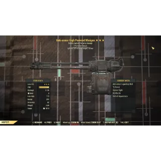 Anti-Armor Explosive Minigun 15% Faster Reload