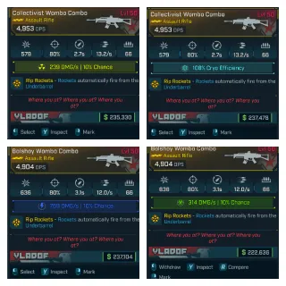 Borderlands 4 BUNDLE 4 TOP WOMBO COMBO ASSAULT RIFLE WITH RAD | SHOCK | CORROSION | CRYO RIP ROCKETS