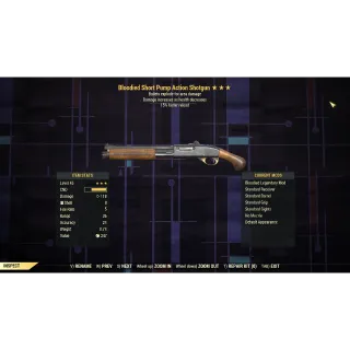 Bloodied Explosive Pump Action Shotgun 15% Faster Reload