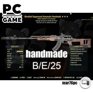 Weapon | Handmade B/E/25