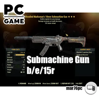 Weapon | 10mm Submachine Gun