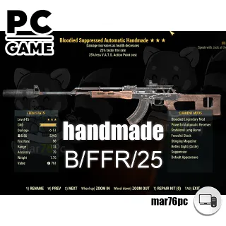 Weapon | handmade b/ffr/25