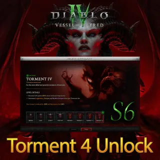 Season 6 ⭐ Unlock Torment 4 ⭐