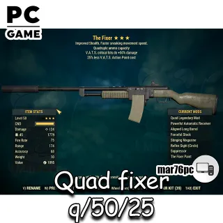 Weapon | The Fixer Q/50/25