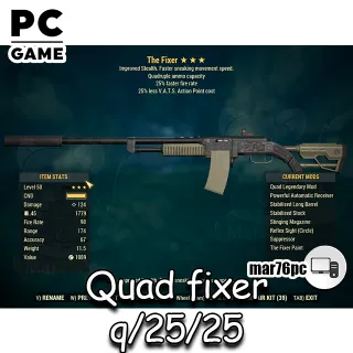 Weapon | The Fixer Q/25/25