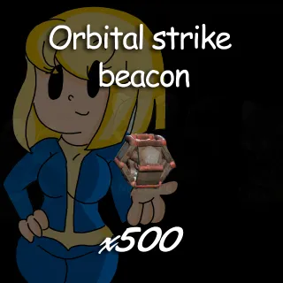 Orbital strike beacon x 500