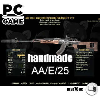 Weapon | Handmade AA/E/25