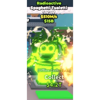 Steal a Brainrot Radioactive Spaghetti Tualetti