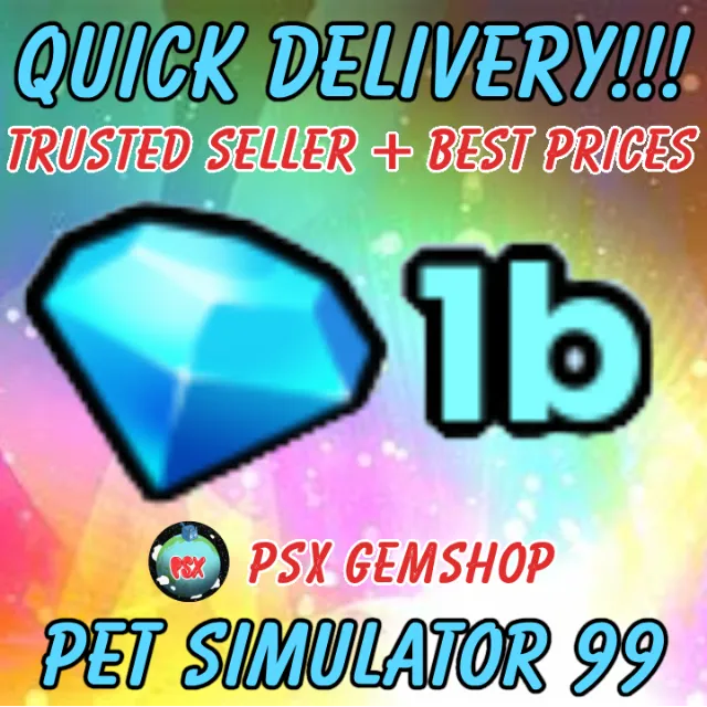 1b Gems PS99 - Roblox Game Items - Gameflip