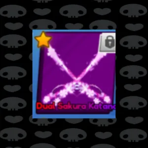 dual sakura katana