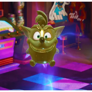 Gold crash bandicoot sprite