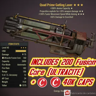 Quad Gatling Laser / QE SWA