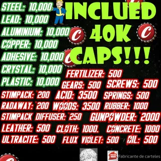 Junk Bundle + 40k CAPS 