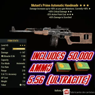 MUTANT'S Handmade ( M5035 - M 50 35 ) + 50,000 Ultracite Ammo 
