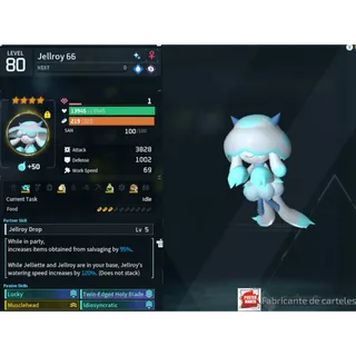 Jellroy ( God Roll ⚡ ) ( LUCKY PAL - SHINY ✨) ( ( hidden power unlocked 🔥 )