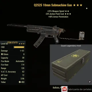 Q2525 10MM SMG (Quad MOD-BOX)