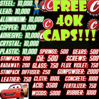 Junk Bundle + 40,000 Caps 