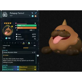 Polapup Terra ( MAXED OUD 💯 ) ( God Roll ⚡ ) ( LUCKY PAL - SHINY ✨) ( ( hidden power unlocked 🔥 )