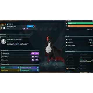 Roujay ( God Roll ⚡ ) ( LUCKY PAL - SHINY ✨) ( ( hidden power unlocked 🔥 )