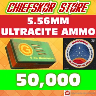 50,000 Ultracite 5.56mm + 40k Caps 