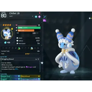 Chillet ( God Roll ⚡ - Level Max ) ( hidden power unlocked 🔥 )