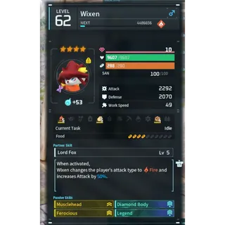 PALWORLD: WIXEN  ( GOD - ROLL )