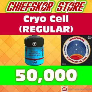 50,000 Cryo Cell + 40k Caps 