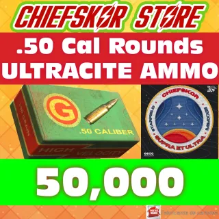 50k Ultracite .50 Cal Rounds 